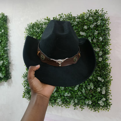 Black cowboy hat Gha