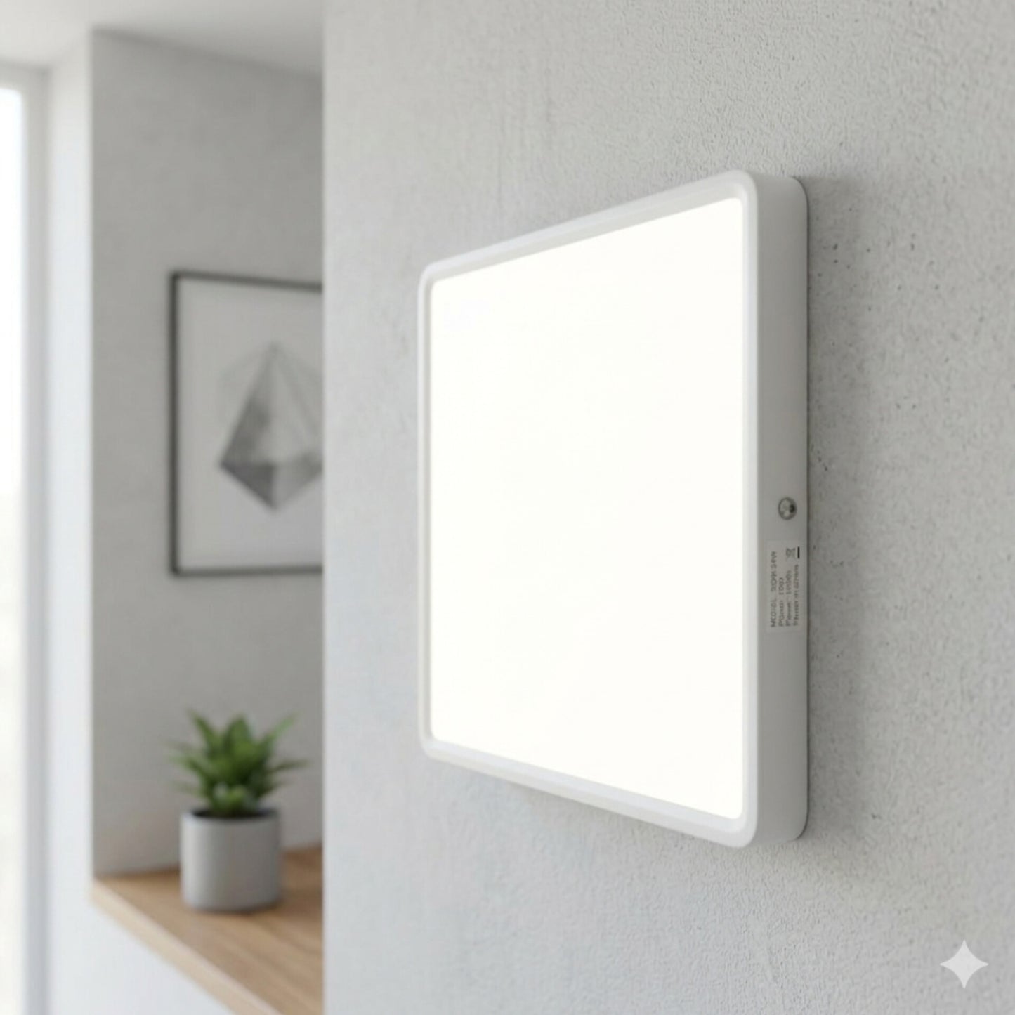 LED Surface Mount Ceiling Light ILU DLSQ 24 WW