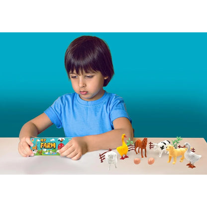 CBC Learning Farm Animals Set of 6 Animal Toy Figures |