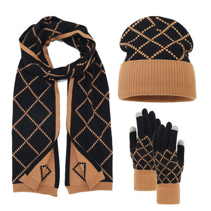 3 in 1 warm winter scarf marvin gloves