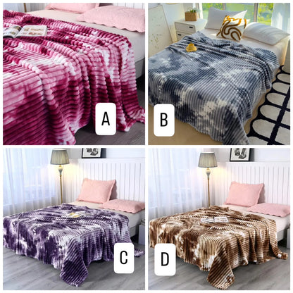 Velvet fleece blanket