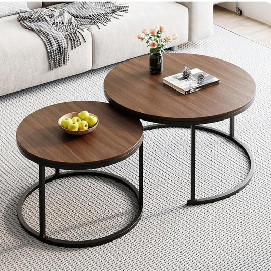 2 in 1  Nesting Coffee Table Set