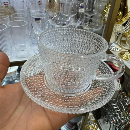 6 Piece Tea Coffee Cup Saucer Set