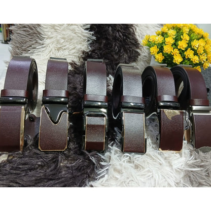 Men's leather belts