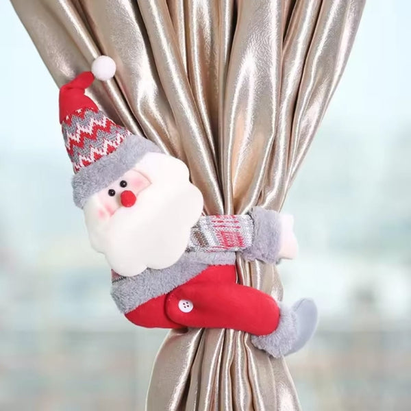 Christmas Curtain Holder Tiebacks Buckles