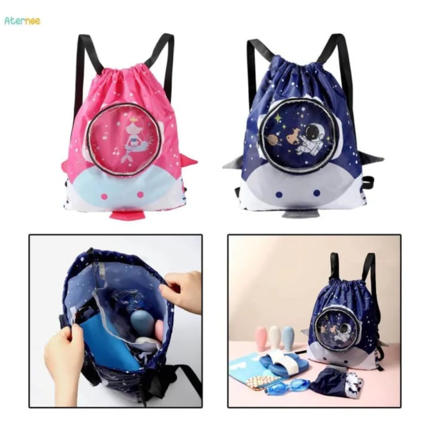 Drawstring Waterproof Swimming Bag/Toys Bag
