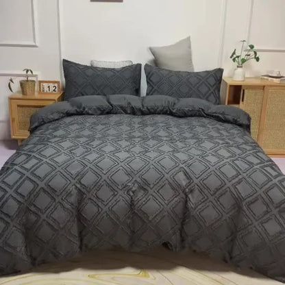 Tufted duvet cover