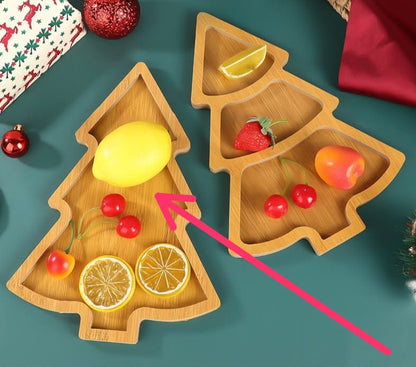 Wooden Christmas Trays | Christmas Bamboo Dessert Boards Gha