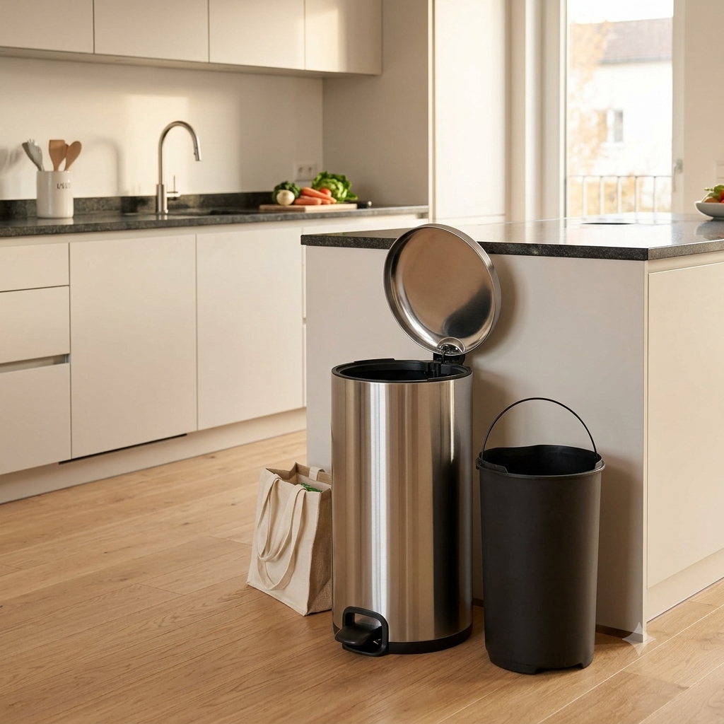 20L SS Soft Close Stainless Steel Pedal Bin