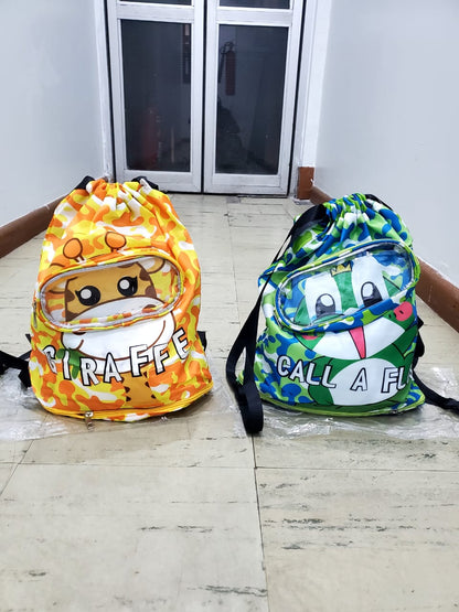 Swimming bag with goggles and shoe slot gha