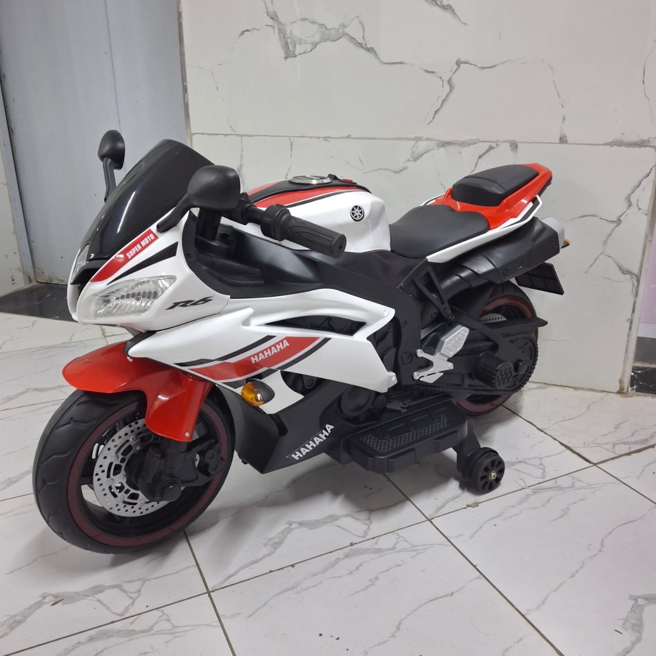 Rechargeable electric kids motor bike