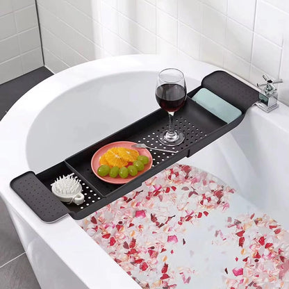 Expandable Bathtub Caddy Tray
