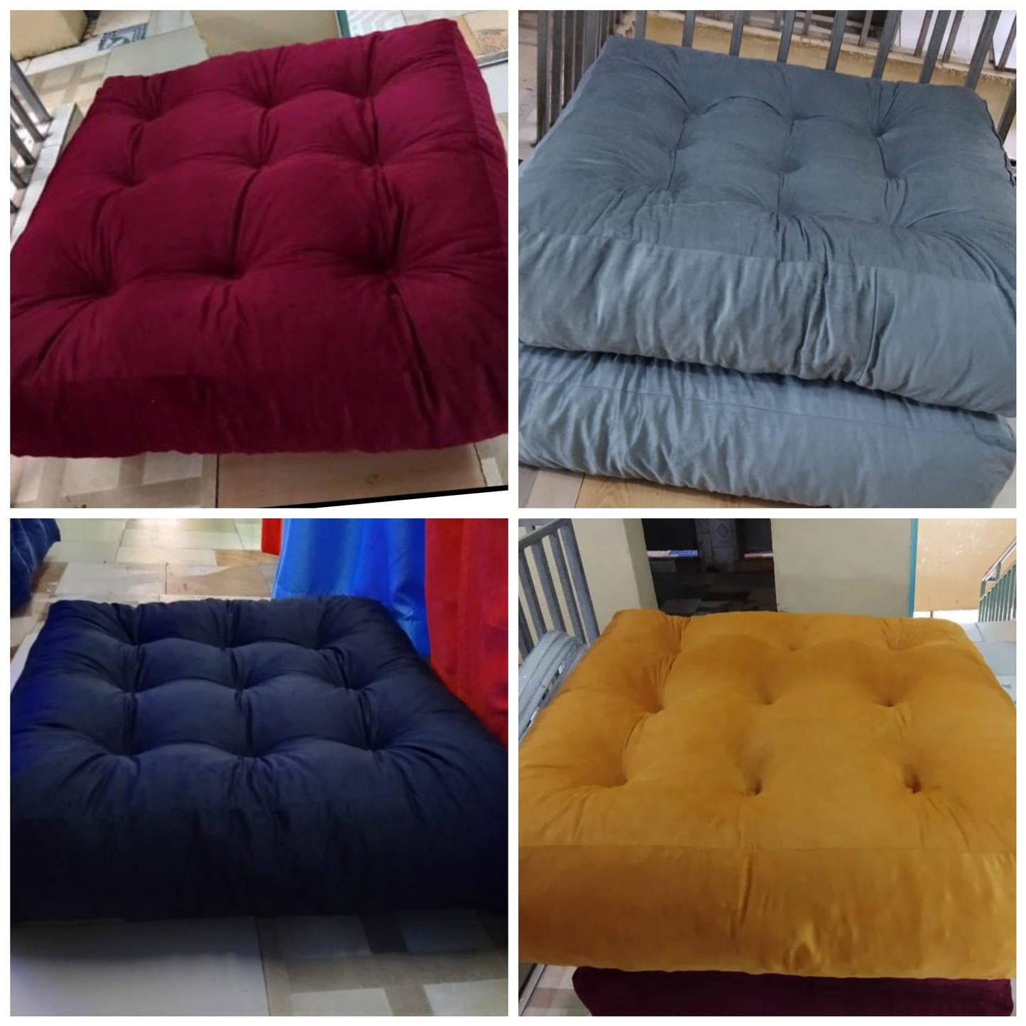 Square floor pillow