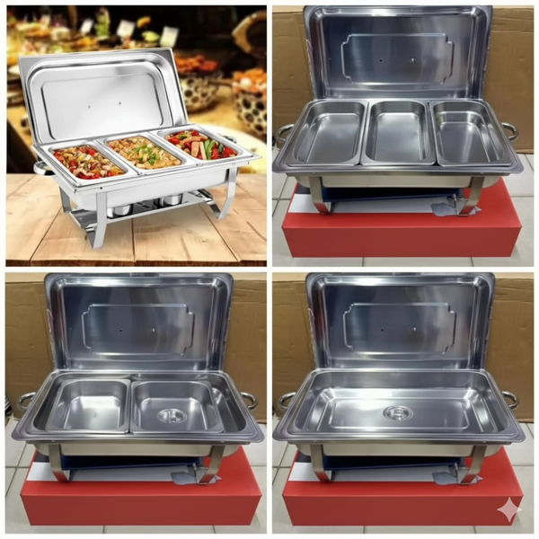 Stainless chaffing dishes food warmers