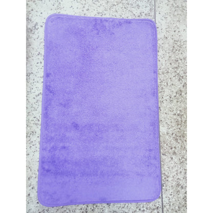 Absorbent bathroom door mat
