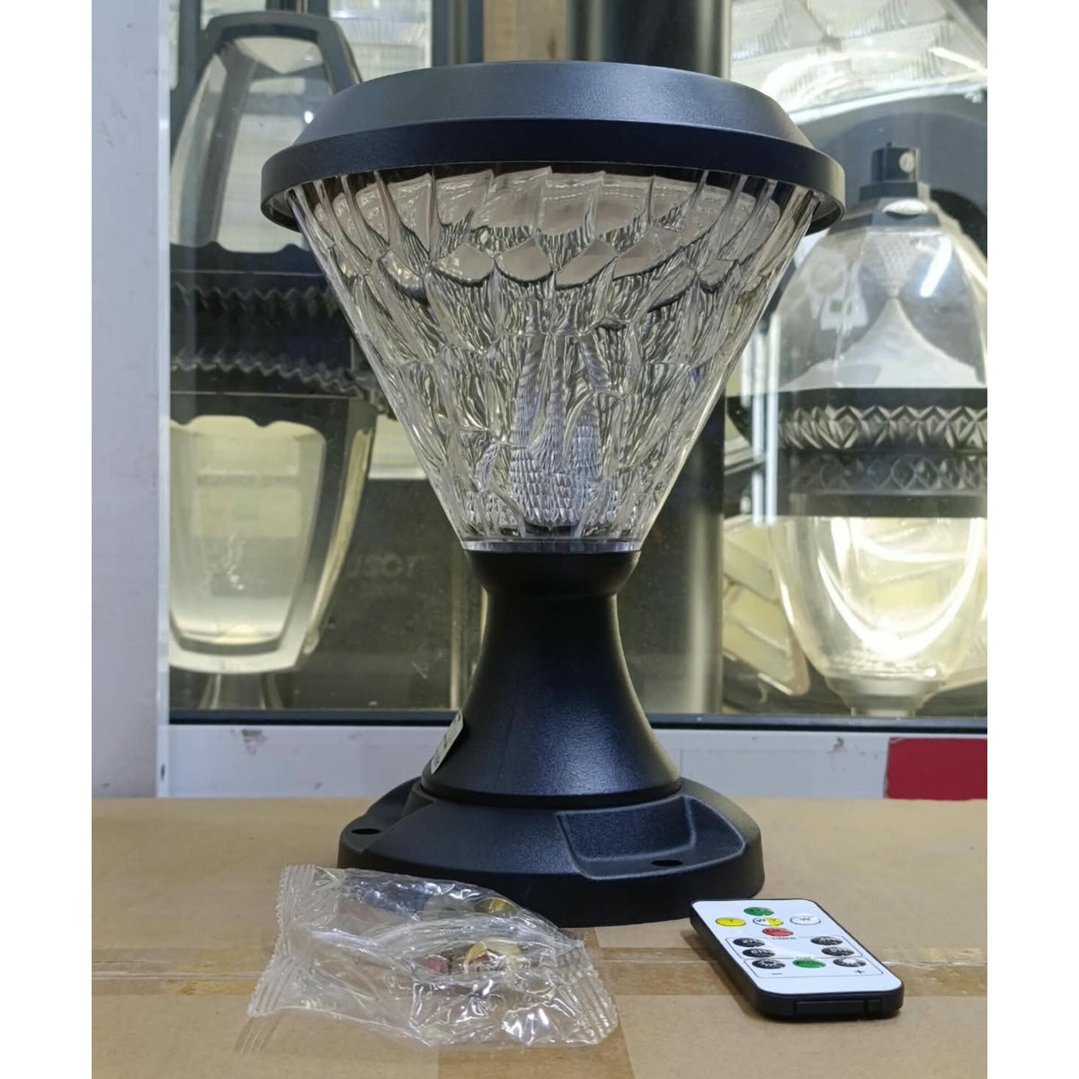 Outdoor Big Size Solar Gate Pillar Lights