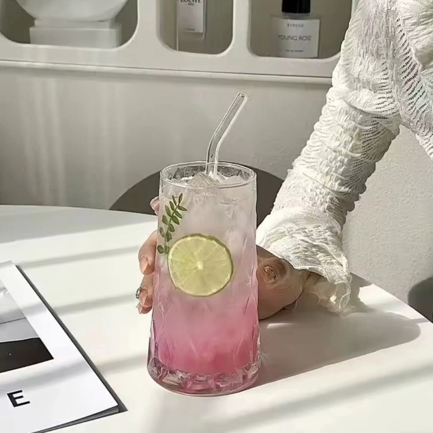 6Pc juice water glasses