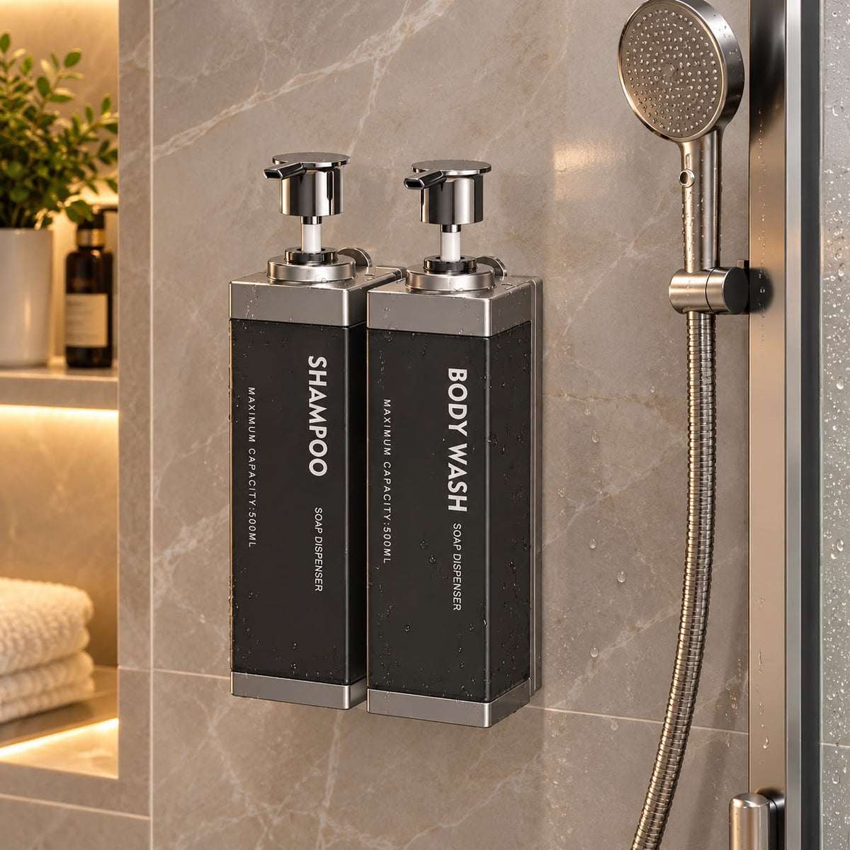 500ml Wall Mounted Liquid Dispensers
