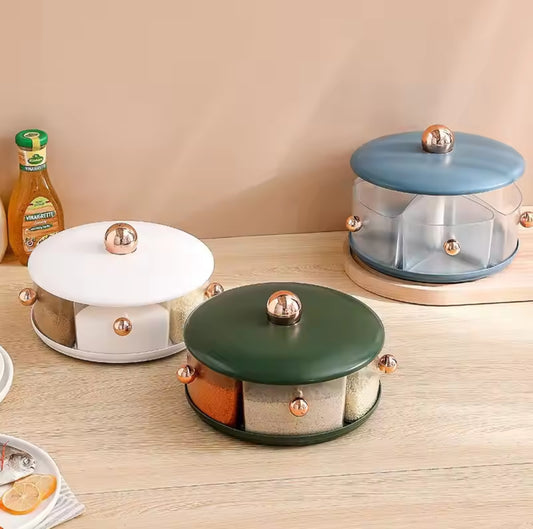 Rotating seasoning box