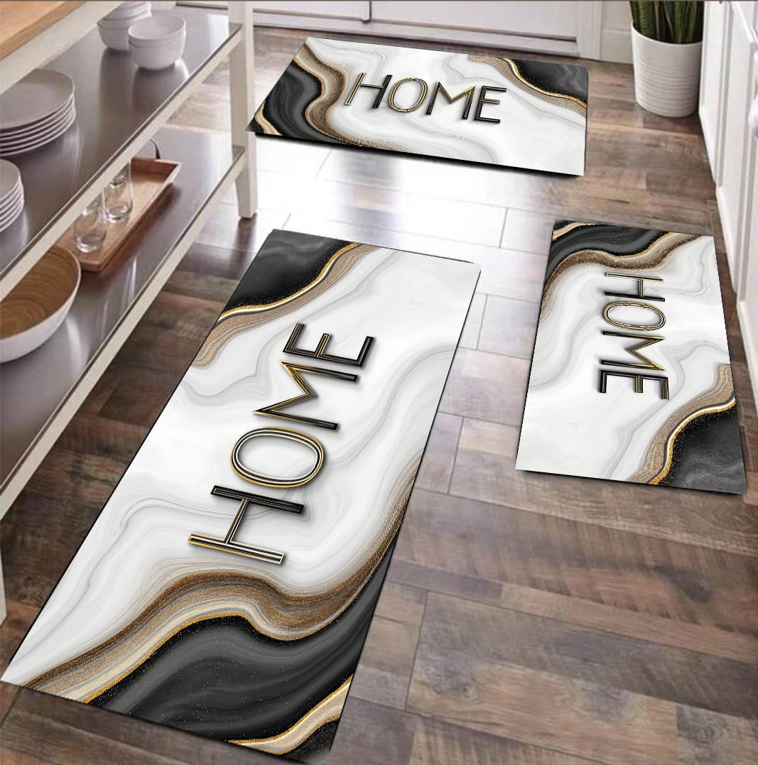 3Pcs rubber kitchen mats