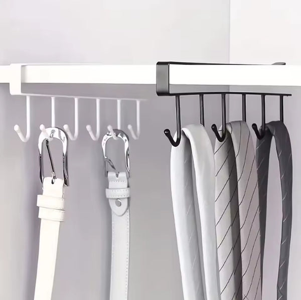 3 Over the Cabinet Cup Holders/Tie Holders