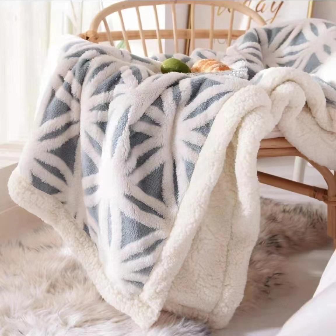 Sherpa throw blanket