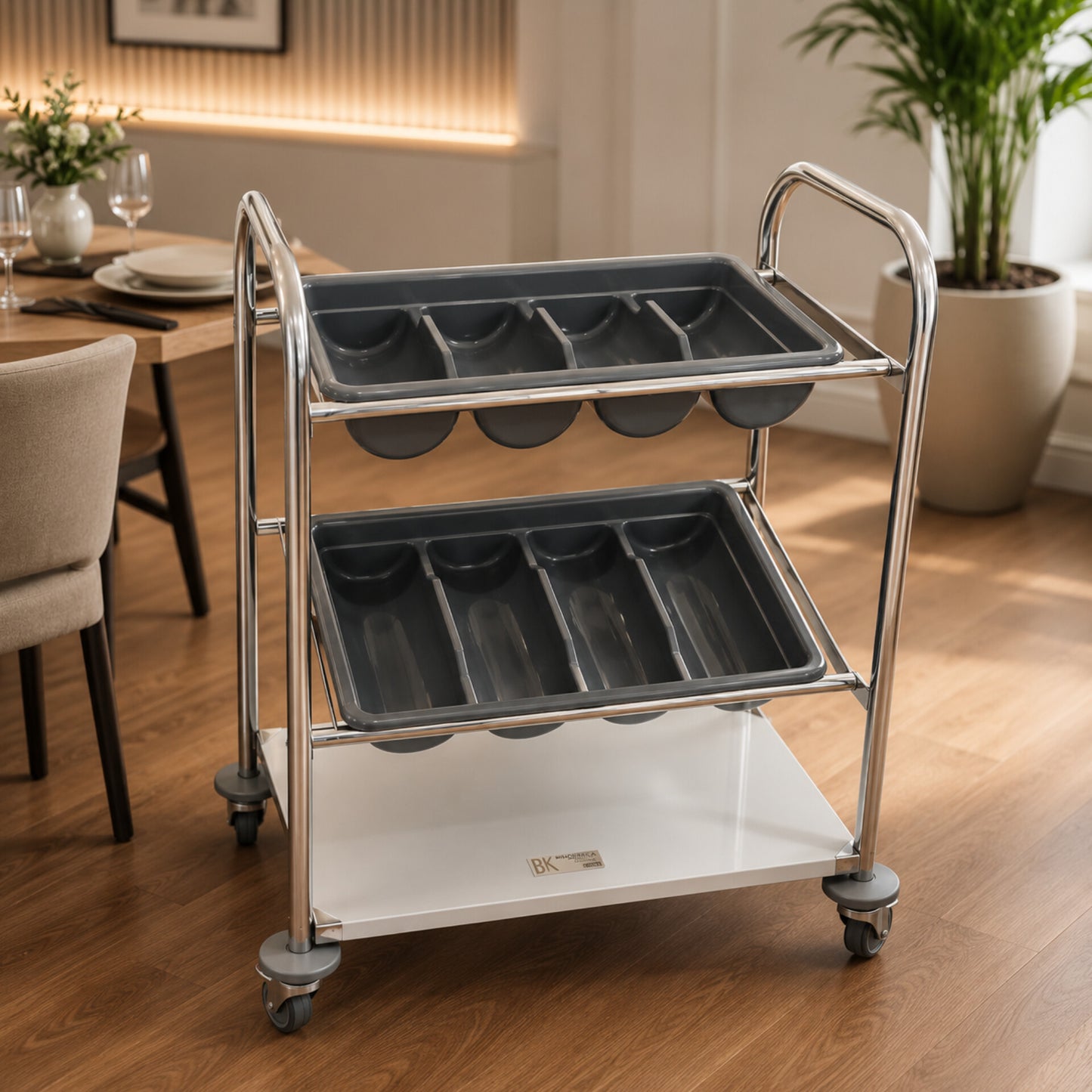 Stainless Steel Service Trolley HMBA500