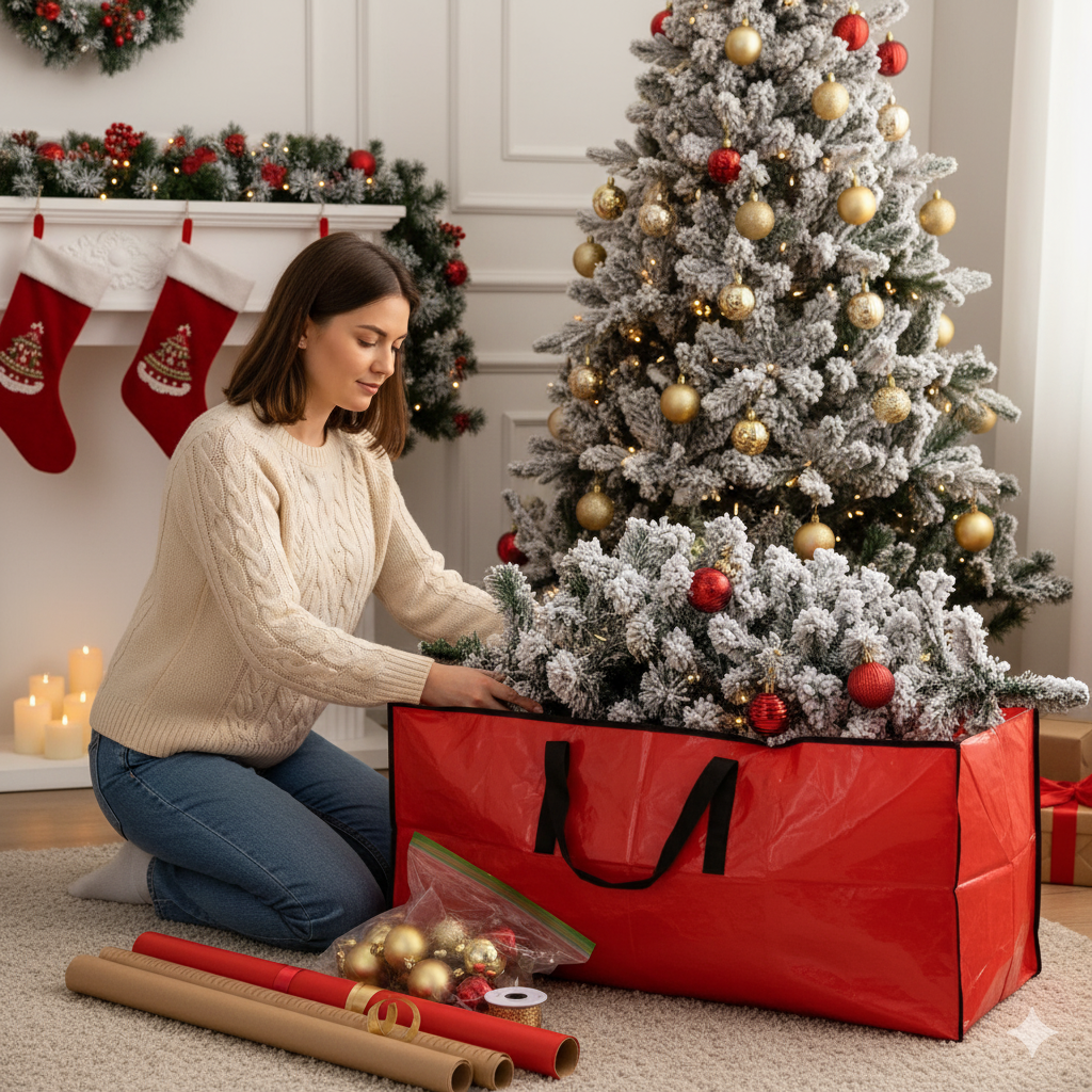 Christmas tree storage bag