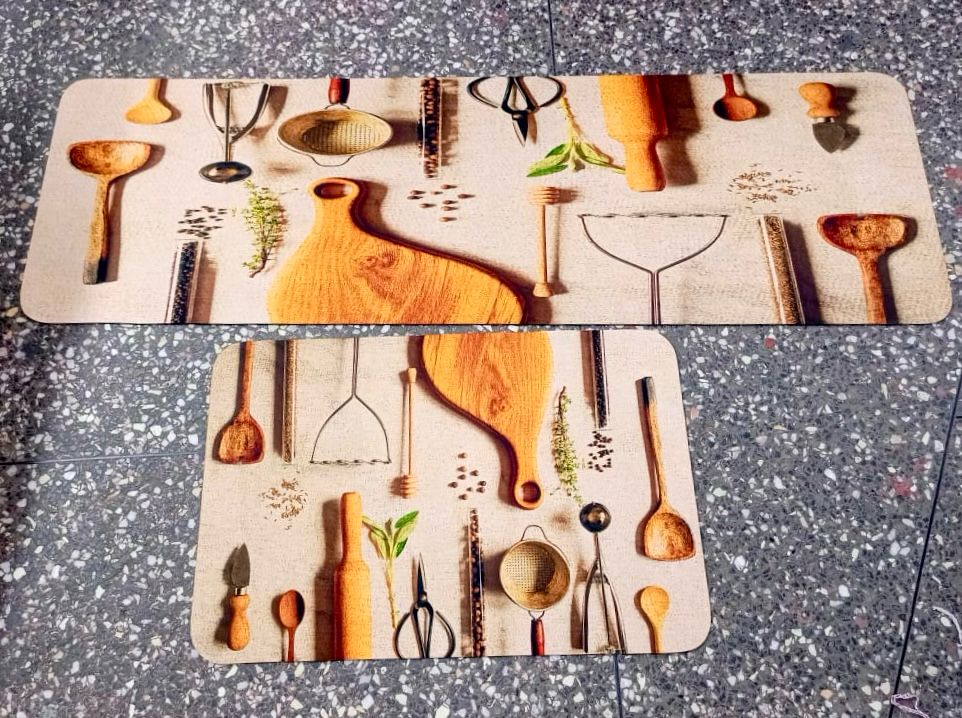 2pc kitchen absorbent mat