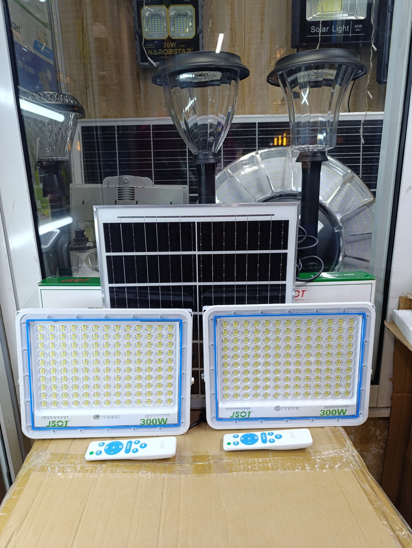 300W Led solar floodlights