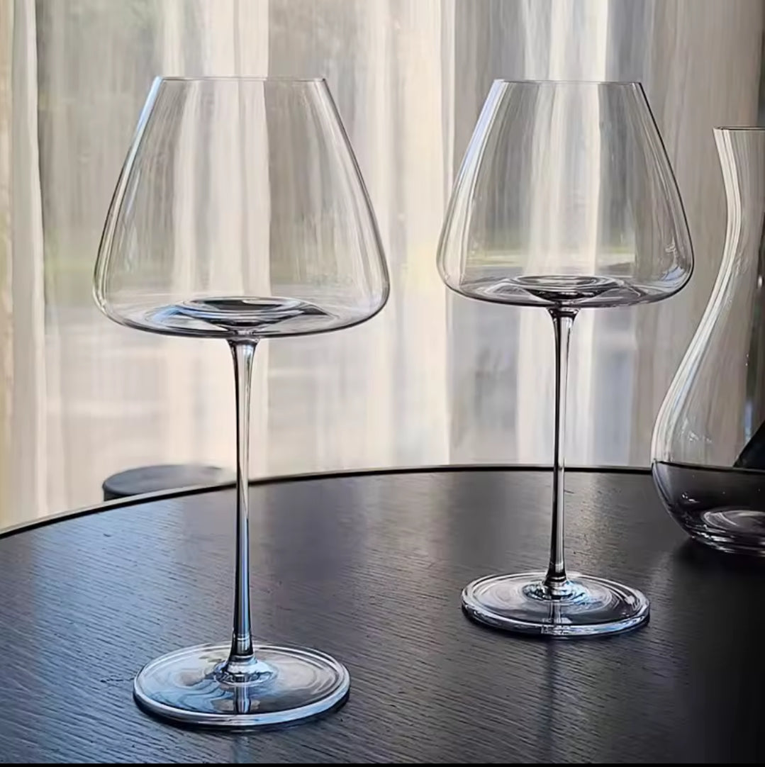 6Pc Large wine glasses goblets