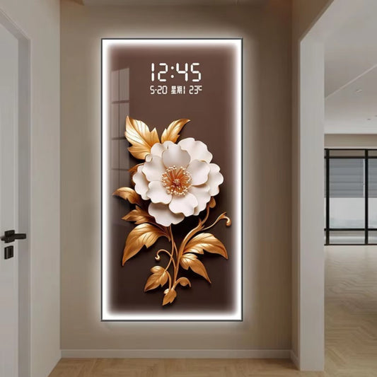 LED Wall Frame with LCD Advanced Display Clock
