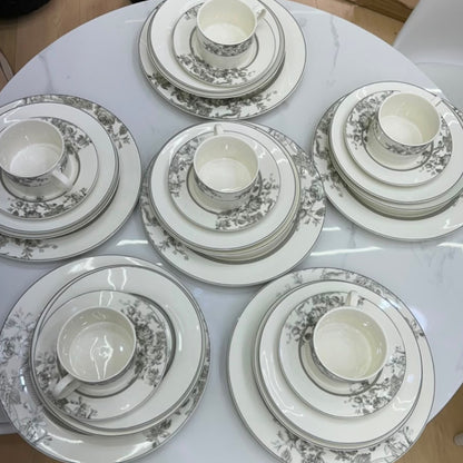 Floral Porcelain Dinnerware Set