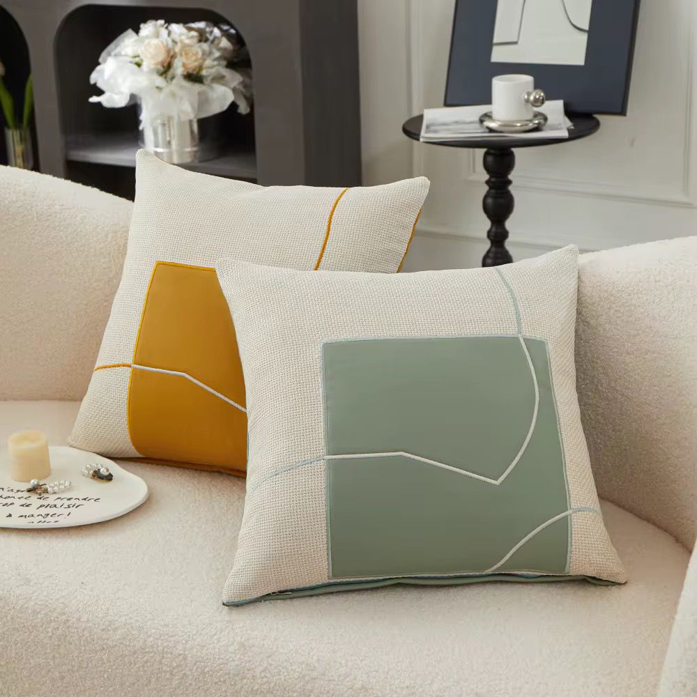 Embroidery pillow case