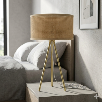 Rattan Table Lamp