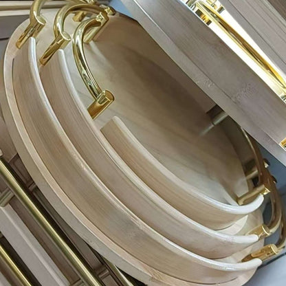 3pcs Multi-functional Bamboo Food storage Tray