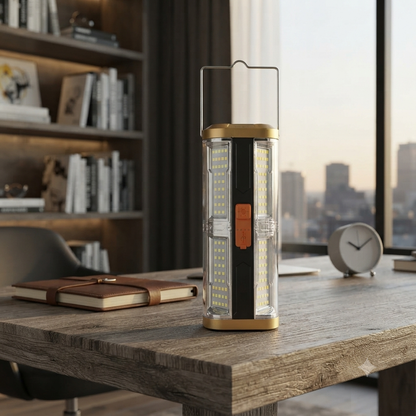 Solar Powered Rechargeable Lamp