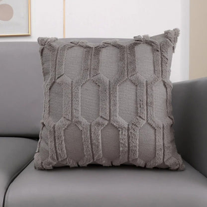Soft fluffy cushion cover