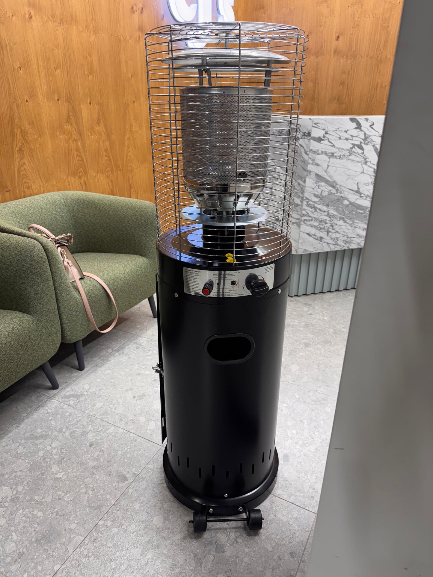Humidify patio room heater