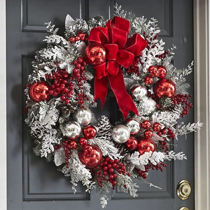 ChristmasDoor Wreath Rattan Set