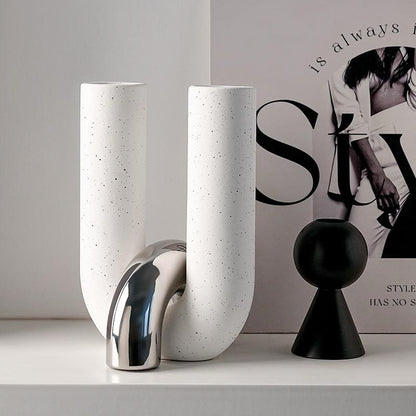 Creative U Shaped ceramic decor piece