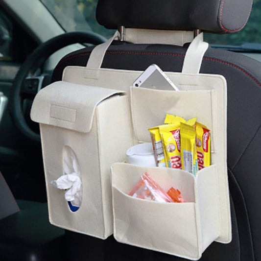 Car back seat bag organizer