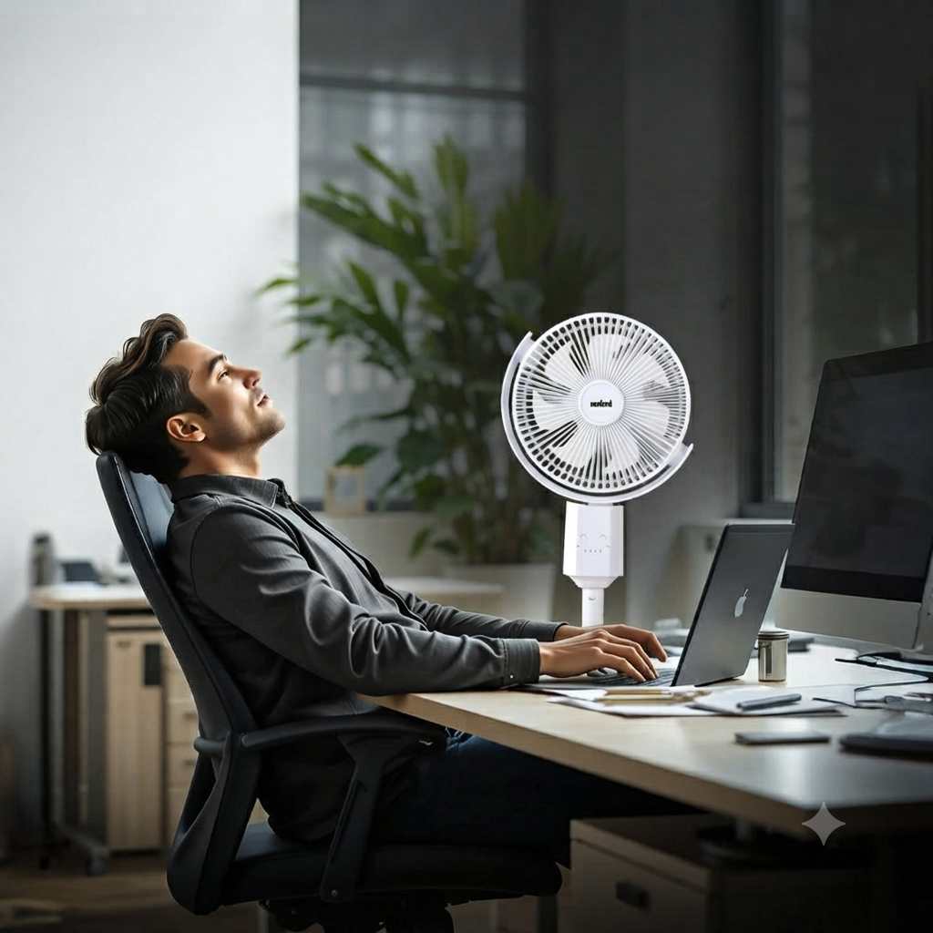 10 Inch Sanford  Adjustable Height Fan SF6659RSFN
