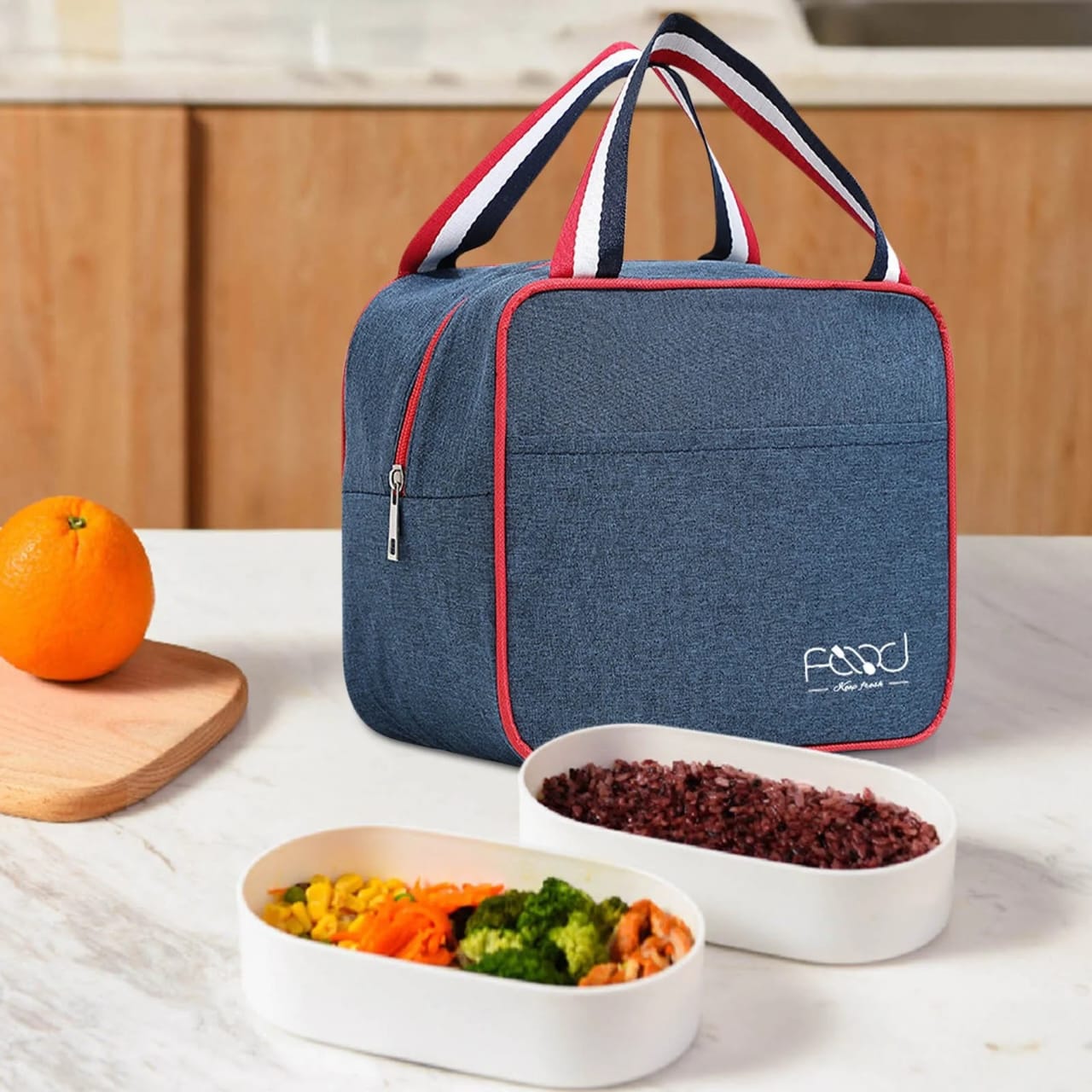 Insulated Square Lunch Bag