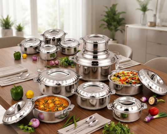 6pcs Stainless Steel Hotpot Set