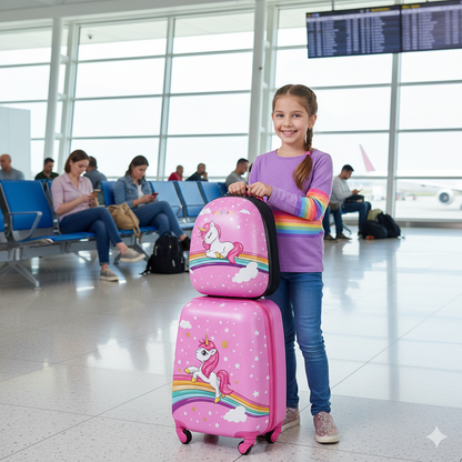 2 in 1 Kids suitcase set