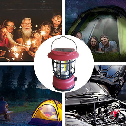 Solar camping light