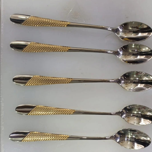 6pcs long tea spoons