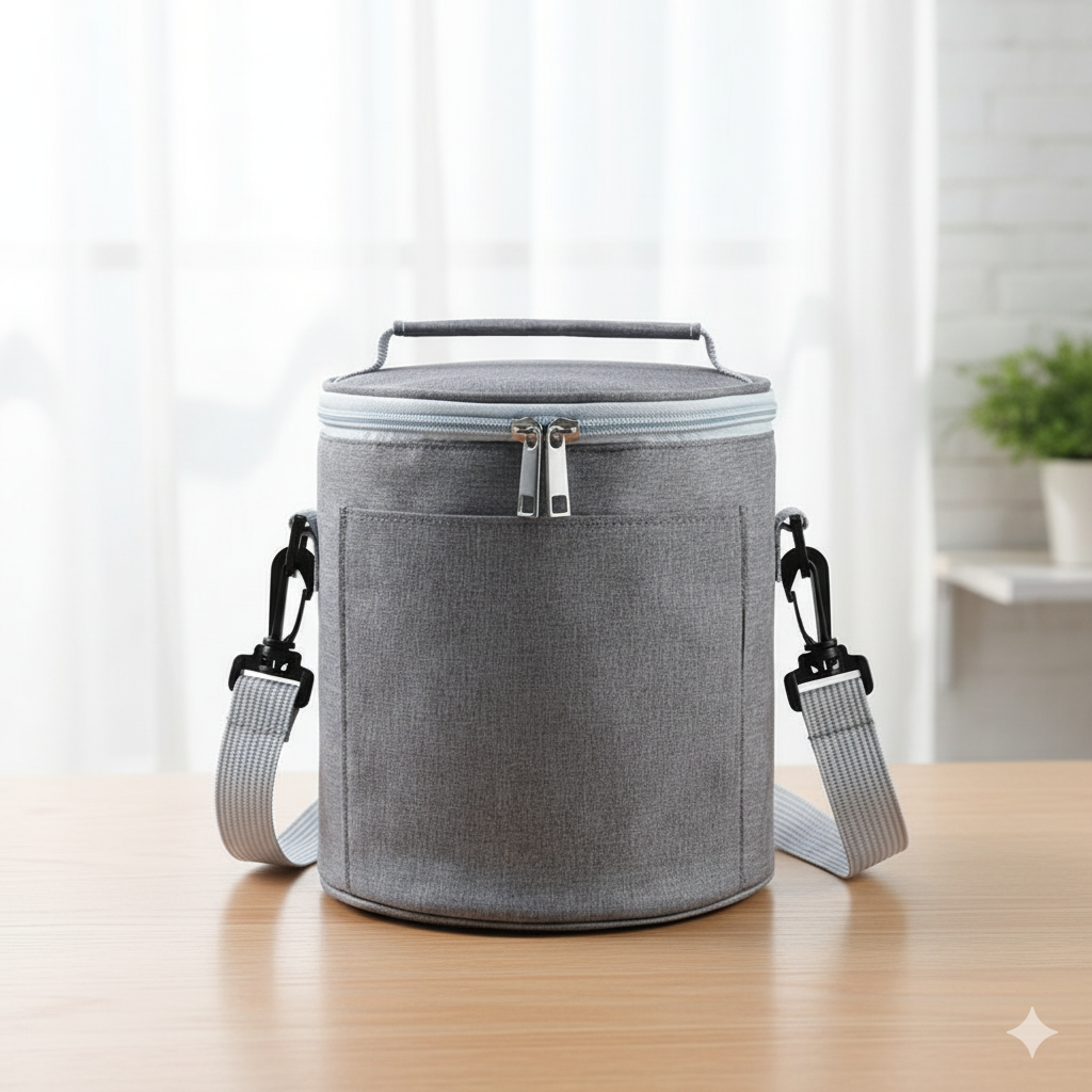 9L Insulated round lunch bag