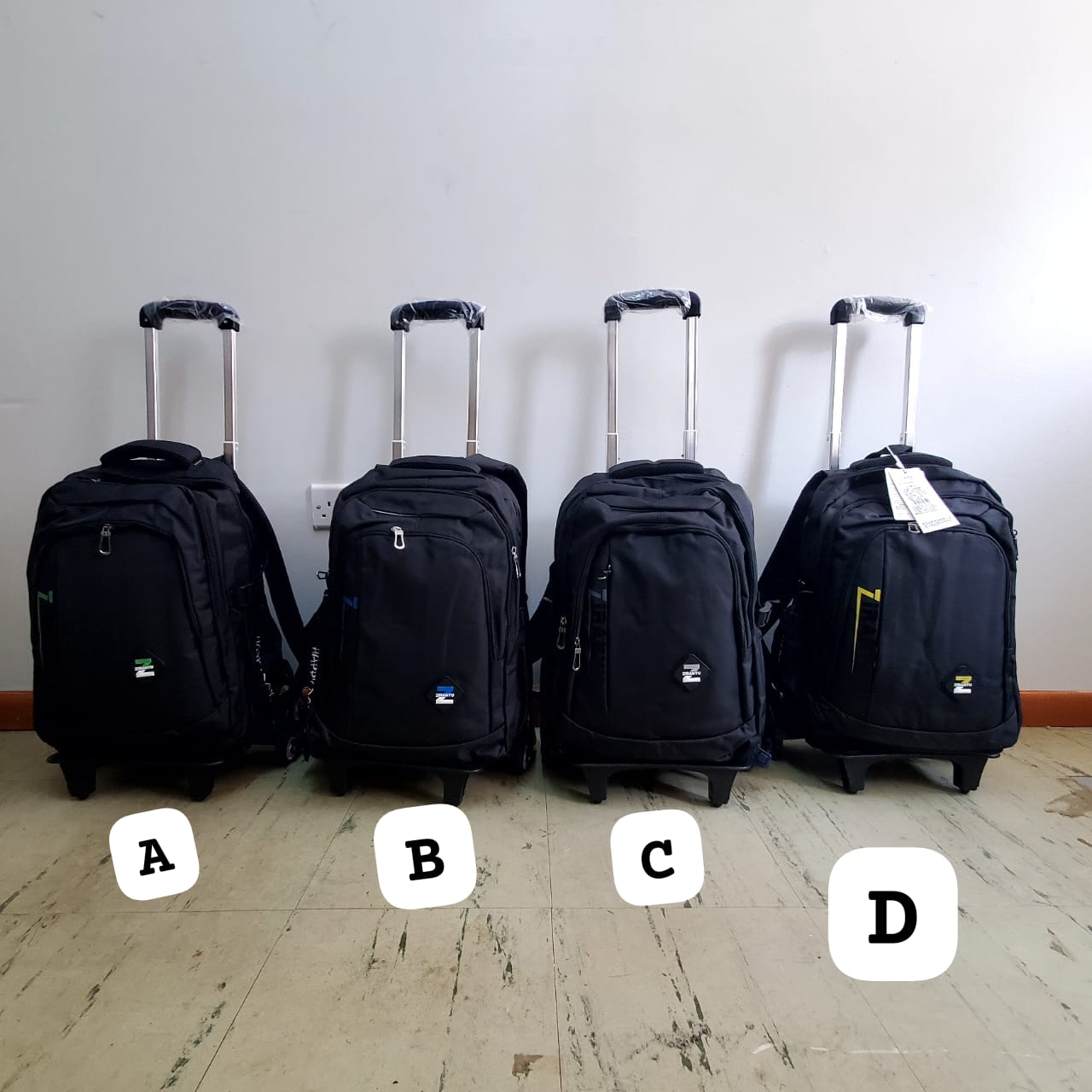 Trolley school bag backpack